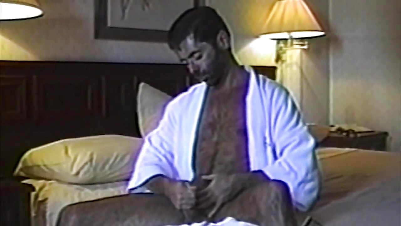 Muscular Stud Strokes His Thick Cock Slowly