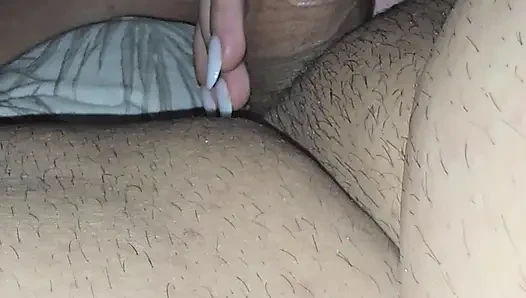 Step mom came into step son room naked and saw his big dick, he she's very horny and wants to jerk off him
