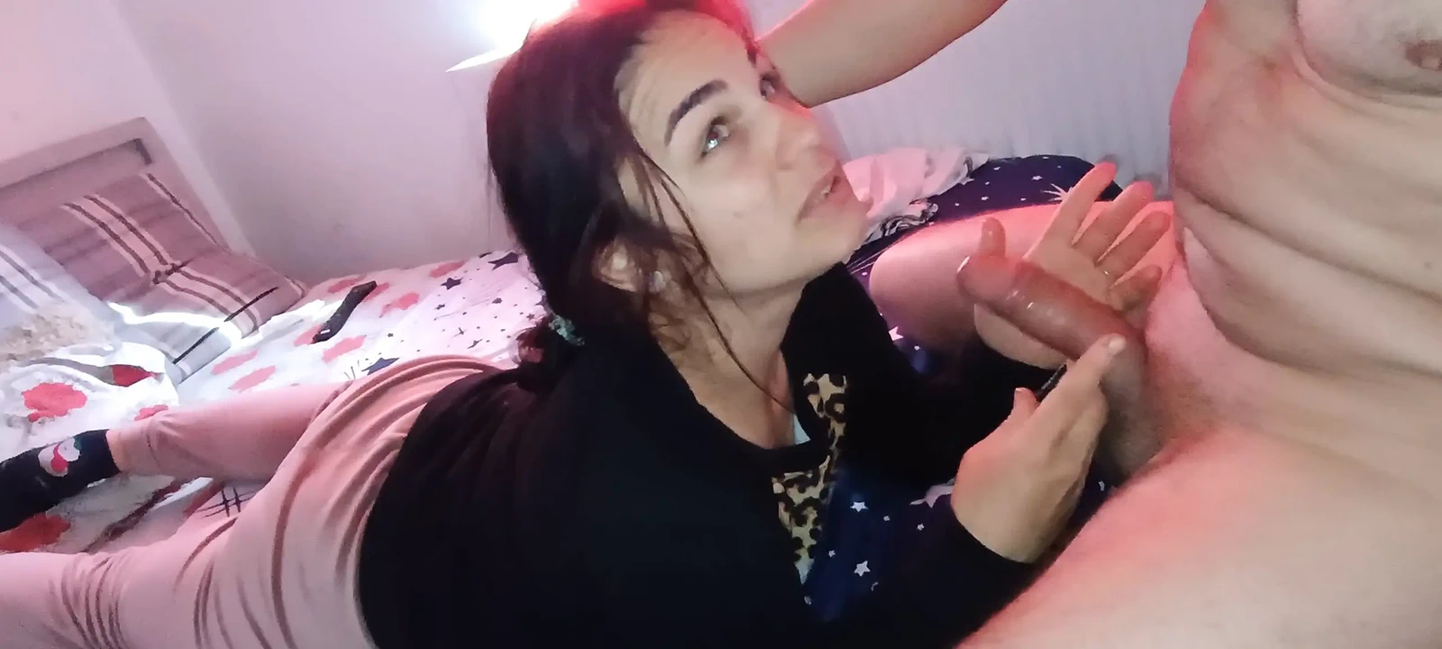 Authentic intimate moments with my partner