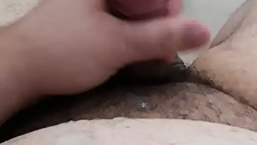 Bathtub jerk off