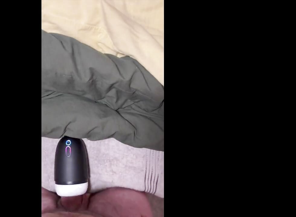POV jackoff session hands free cumplay lube