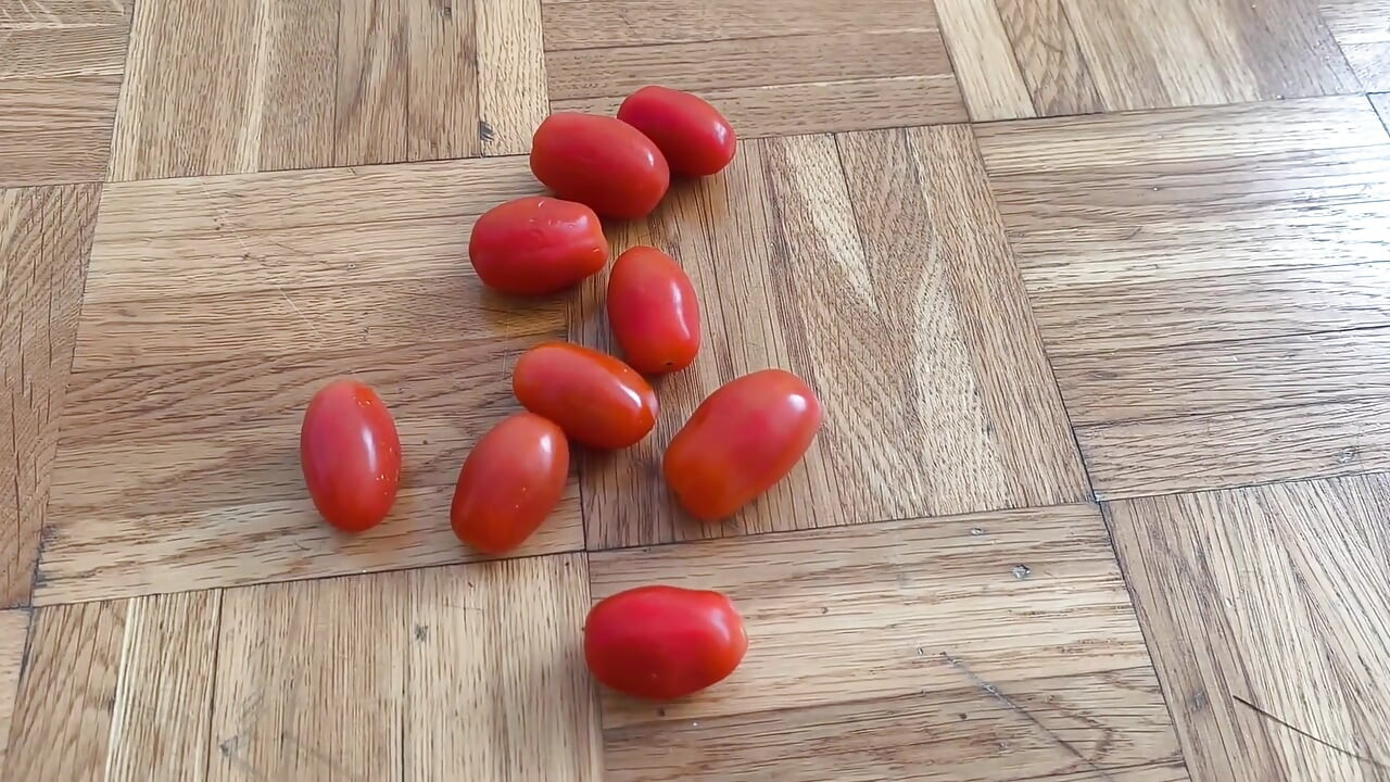 Huge Legs Vs. Cherry Tomatoes