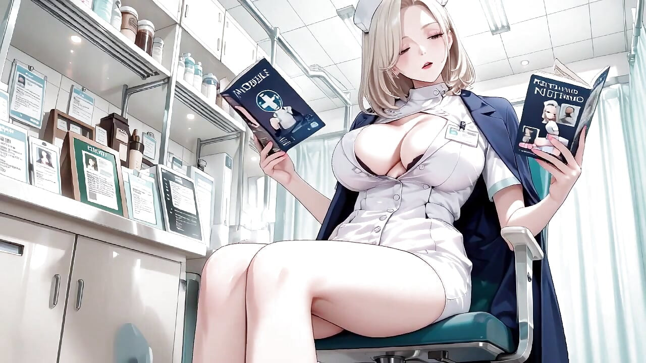 Blonde Nurse! Private Moments in the Hospital Corridor, Secrets Under That White Coat Are Insane!