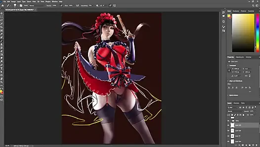 Kurumi timelapse sfw date a live