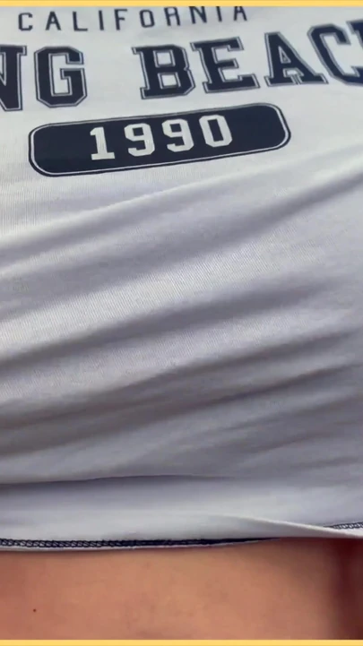Jaw-dropping moment from "Wifey is braless in public with her perfect tits flashed"