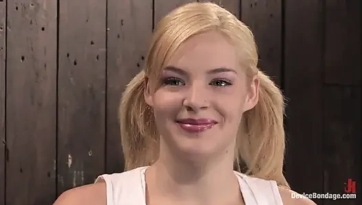 Ally Ann 19 Year Old, Zippered, and Made to Cum Until Her Brain Melts!