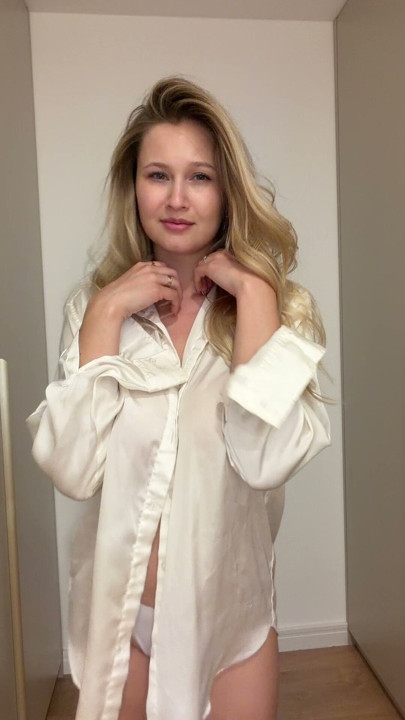 Tits felt good to bare