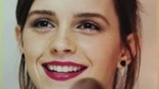 Трибьют спермы для Emma Watson, буккаке №2