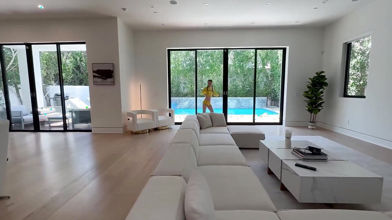 Hairy Bush Teen Railed by Stepdad for Roller Skating in the House