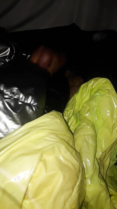 Shiny  Puffer jacket fetish