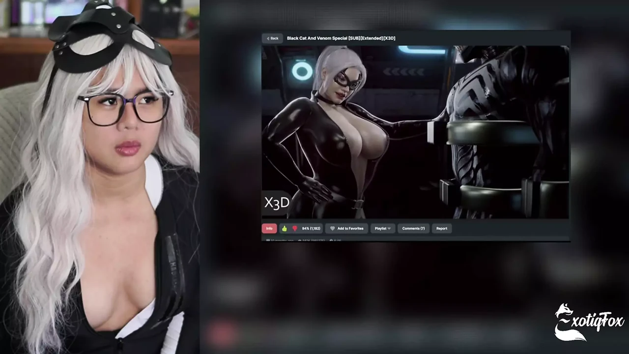 THIS SEXY KITTY MILF LIKES GETTING CREAMPIED BY VENOM – ExotiqFox Solo Gooner Girl Masturbation Porn Reaction Gooning