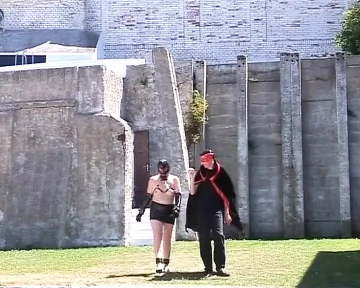 German whore sucks dick after kinky BDSM Action