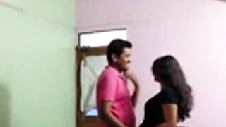 Office affair.indian married women fucked by boss at office