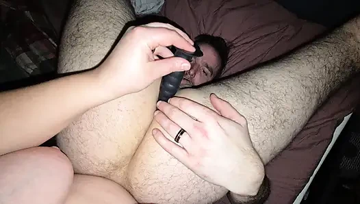 Assisted self suck flaccid cock - uncut raw.mp4