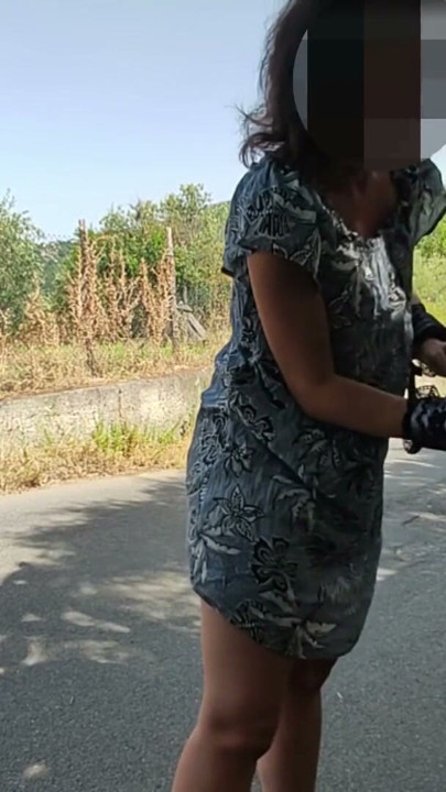 Dick flash - I pull out my dick out in front of a girl on the street and cum on her face - it's very risky - MissCreamy | Clip 2