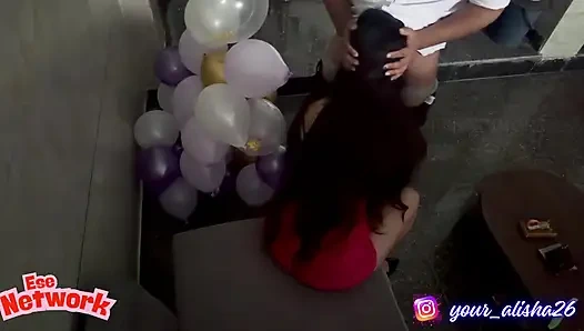 Birthday Celeberation with Sweet fuck by Her Boyfriend
