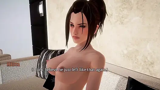 Красивая обнаженная дама сидит в постели раз в жизни