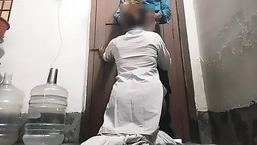 Indian College Student and Teacher