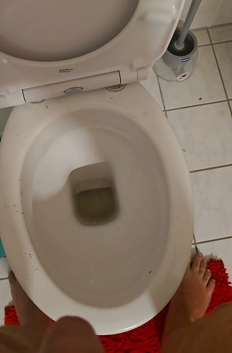 Horny guy plays with his big cock shows his asshole and pissescock