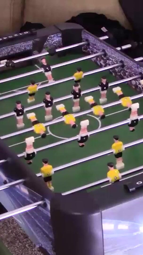 Two best friends navigate this comedic Strip Foosball game | Clip 2