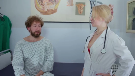 Breeding Doctor - Hunter Johnson 's Fertility Hospital Visit Ends with Sexy Doctor Anna Lynx Getting Creampied