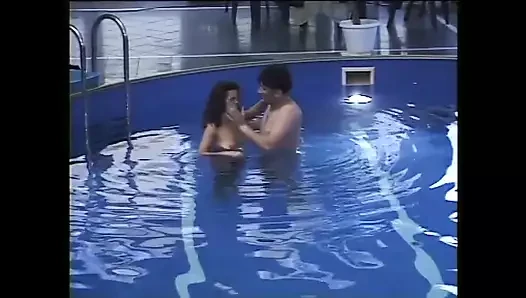 Wonderful Girl with Tight and Wet Pussy Gets Fucked in Gym and Cum on Tits