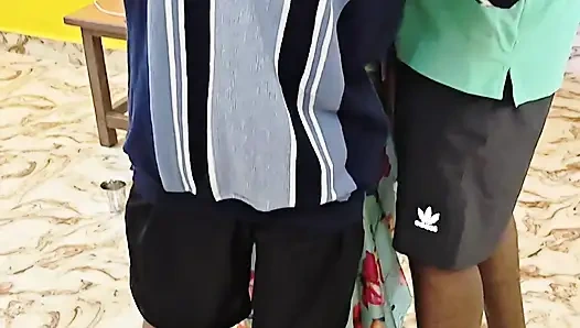 A Teacher Fucked by StepFather and Stepson