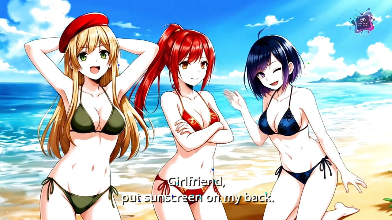 Hot Girlfriends on a Brazilian Beach