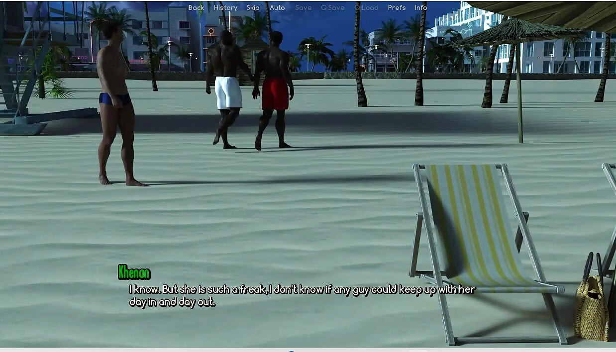 A life worth living - gameplay - roleplay - wife fucks lifeguard in beach infront of husband