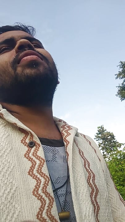 Suddenly in morning my cock feel very horny that's why I come to forest to alone fun