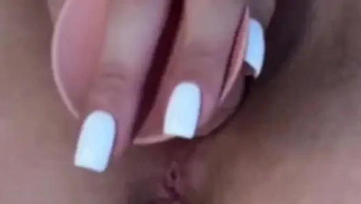 Beautiful and juicy pussy that is jerked off with fingers