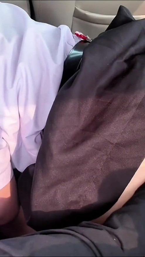 Real homemade - Having sex in a car and cum in side her | Clip 1