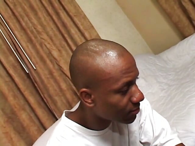 Well graced ebony lady takes off her dress to get her tight cunt screwed hard