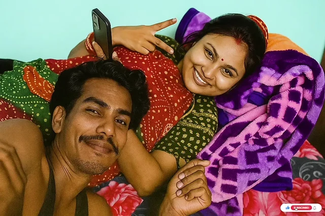 Indian Bangali Bhabhi New Couple Merried Injoy Indoor Bed Romance By -Snapchat143