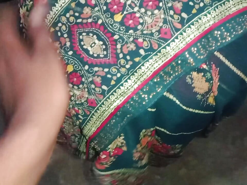 Beautiful Bhabhi in the village kitchen, left as a horse