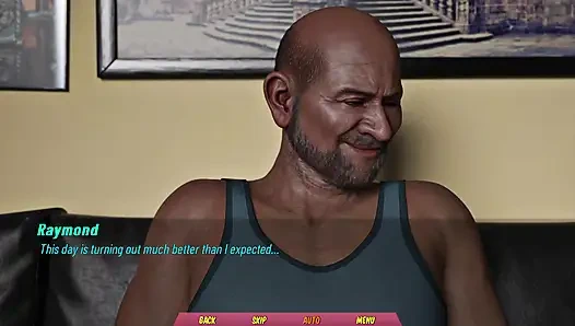 Hot wife won't pay house rent so she strip herself for landlord