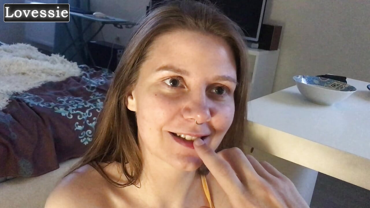 A beautiful Russian milf in a short yellow dress enthusiastically sucks a big long cock - Lovessie