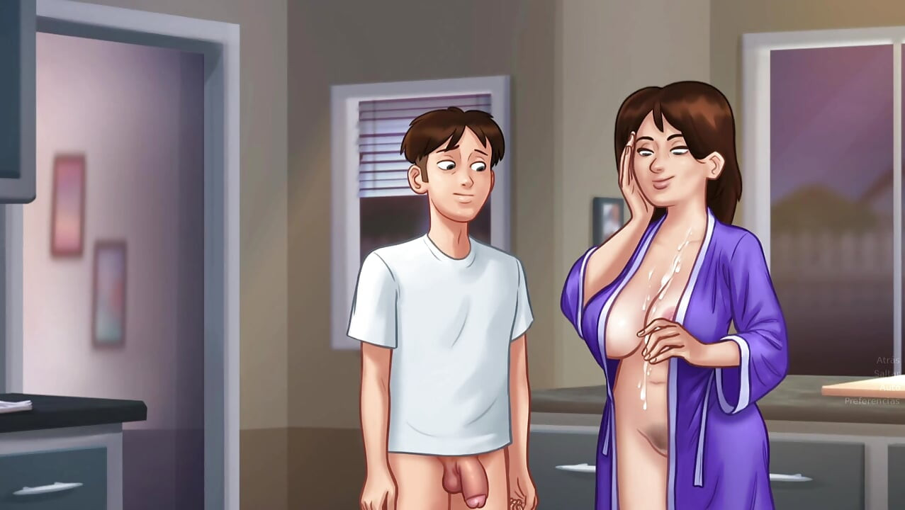 She just wanted us to make love with Lots of desire about cooking when we were alone - summertime saga