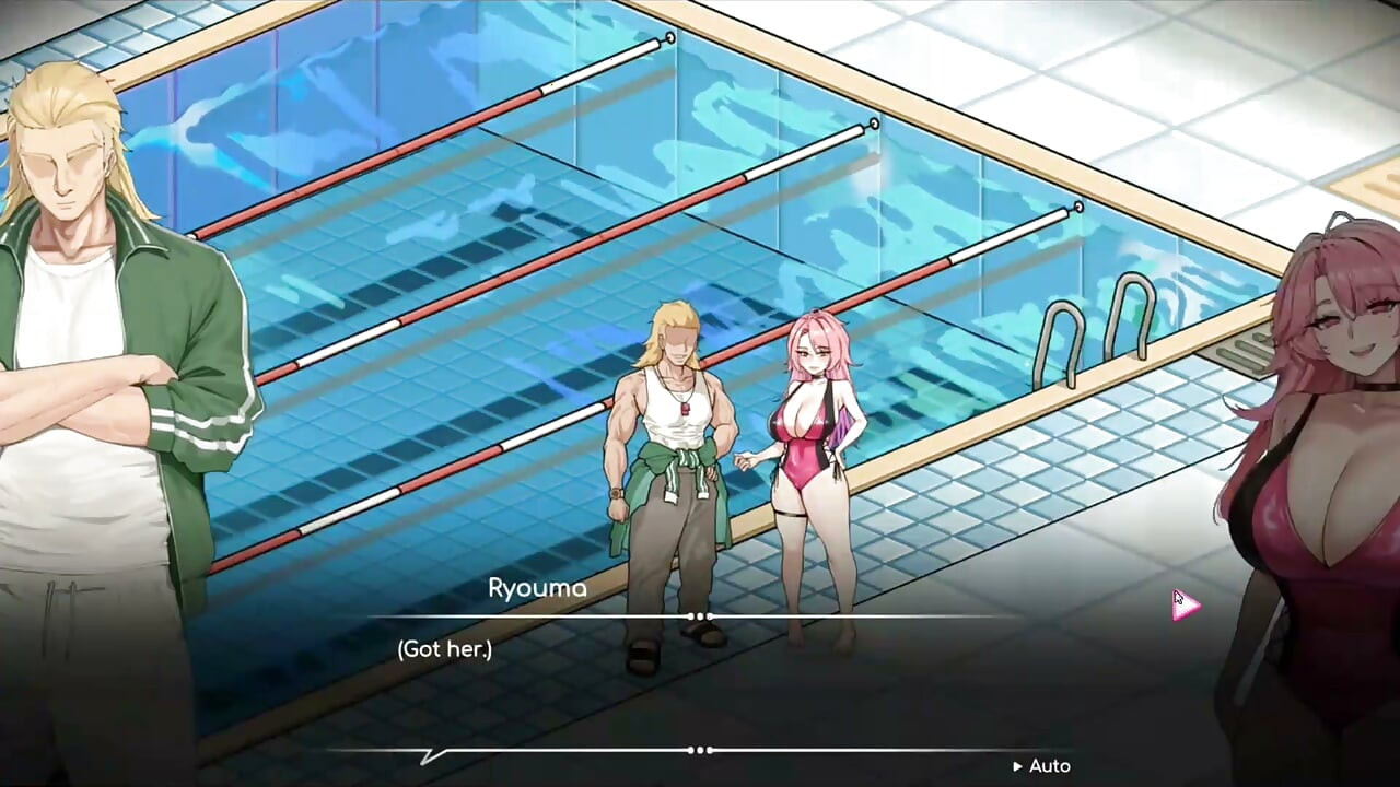 Hentai Game - Minami Hentai Gallery Scene Pool Sex 2 - Lifeguard Holic