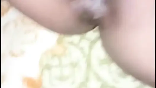 Girlfriend  in home alone boyfriend sex hard