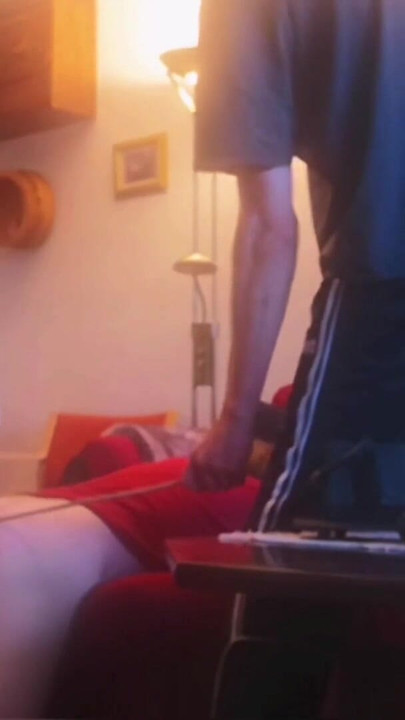 Thrilling moment from "Amateurboy is caned on feet and ass"