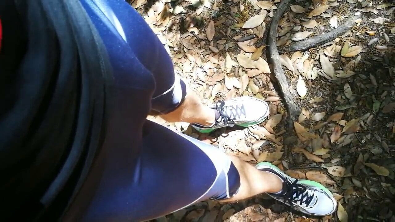 Walking in spandex