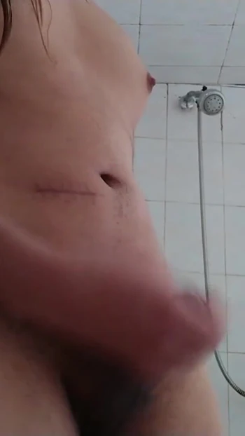 Must-see moment from "Playign with my ass in the shower"
