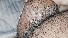 Step mom handjob step son hairy dick in bed