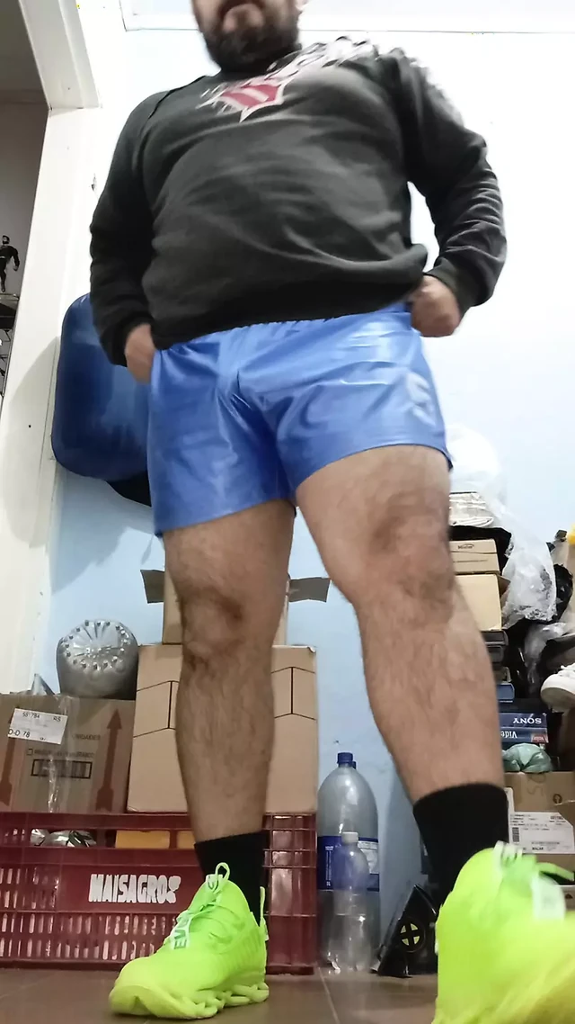 Bright BLUE shorts