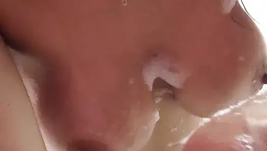 Skinny Girl Alone in Hydro Crazy to Take Dick