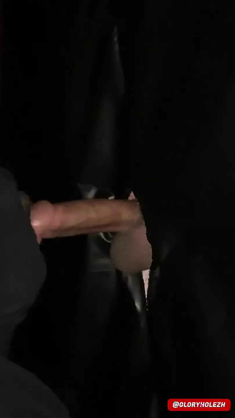 25 years old straight hung Arab visits my gloryhole and gives huge load.