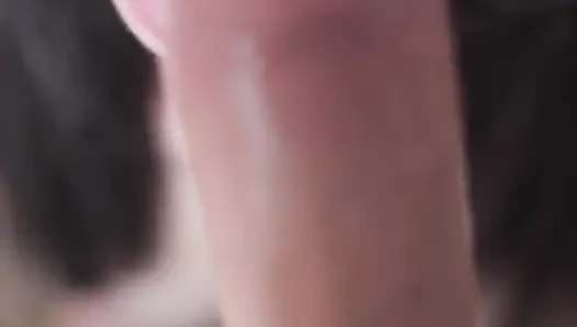 Sepong kontol ceroboh - close up
