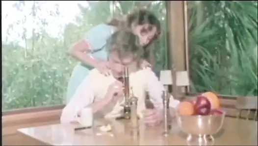 A sweet bitch has some trouble to eat John Holmes's huge cock