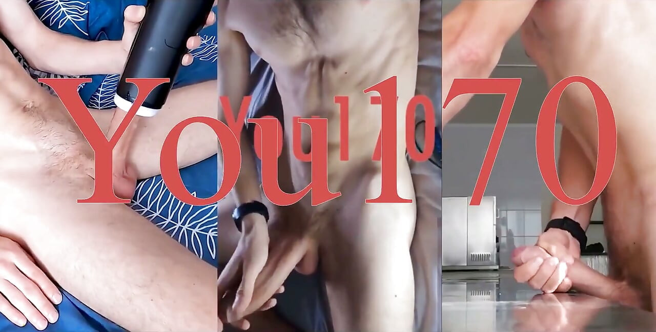 Triple Pleasure for You, Look at This Guy, He Has a Perfect Body and Dick, He Cums with Moans